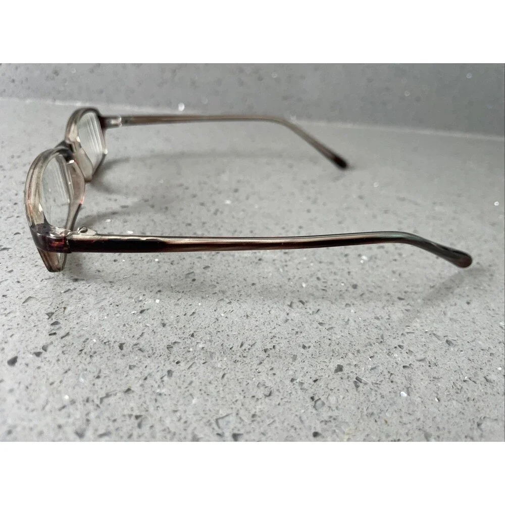 ZIMCO EYEGLASSES FRAMES ONLY BROWN / CRYSTAL S317 FULL RIM BRN/CRYST